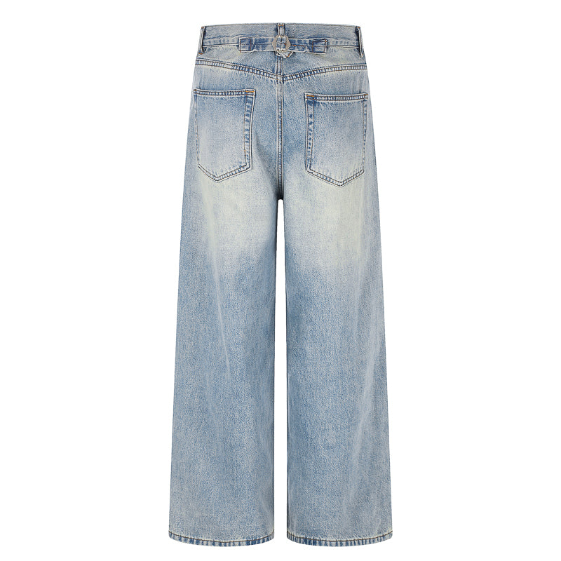 Buckle Straight Denim
