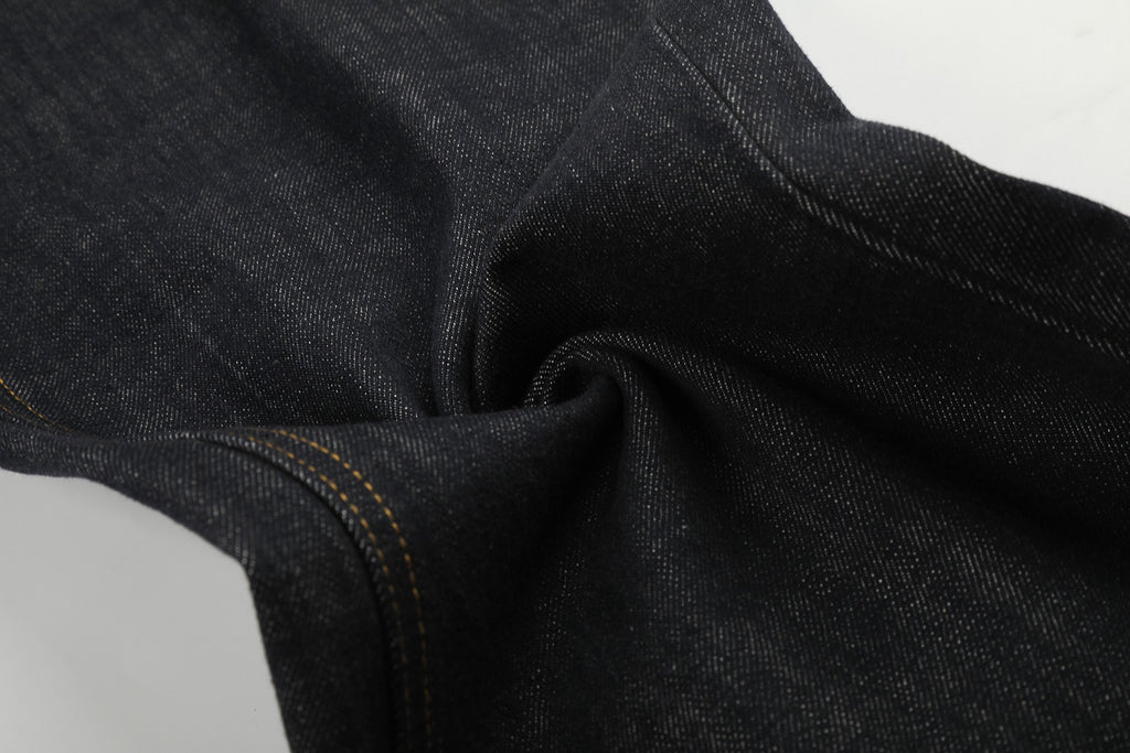 Asymmetric Fly Baggy Denim