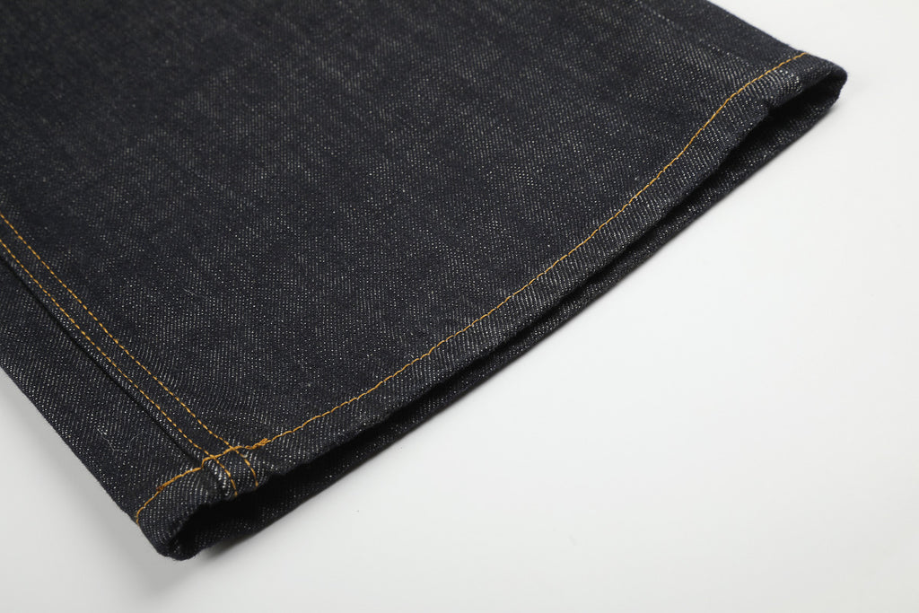 Asymmetric Fly Baggy Denim